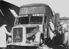 Gasni kamion marke Saurer sličan onom u kome su stradali Jevreji iz logora Sajmi&scaron;te